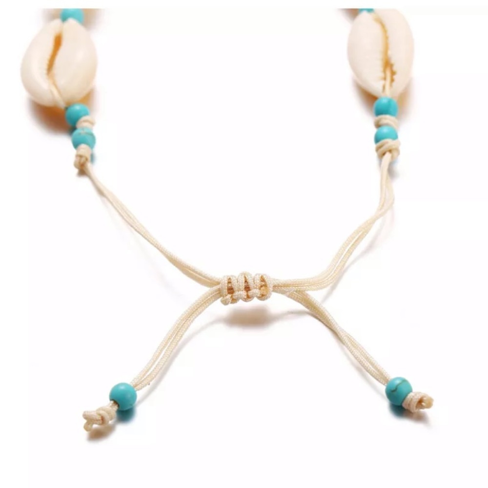 Trendy Cowrie Sea Shell Anklet Bracelet Very cute - Picture 6 of 7